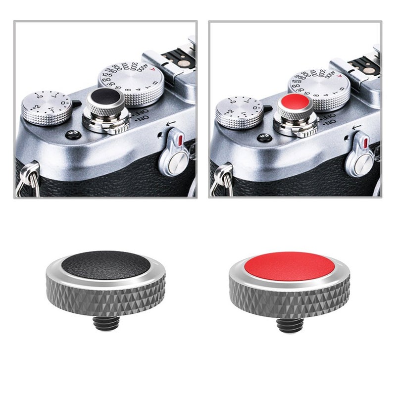 JJC Camera Soft Release Button, Shutter Button for Fuji Fujifilm X-T5 X-T4 X-T50 X-T30 III II X-PRO3 X100VI X100V X-E5 X-E4 X Half Sony RX1R II RX10 IV III Leica Q3 M10 M9 Nikon Z f Zf Df F3-2 Types - Image 5