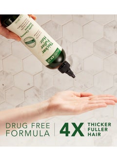 Thicker Fuller Hair Thicker Fuller Hair Gentle Cleansing Shampoo – Advanced Thickening Solution for Thinning Hair – Infused with Mongongo Oil & Green Coffee – Sulfate-Free, Paraben-Free – 354ml  - Image 5