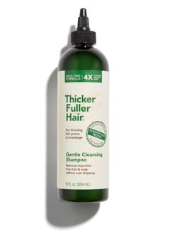 Thicker Fuller Hair Thicker Fuller Hair Gentle Cleansing Shampoo – Advanced Thickening Solution for Thinning Hair – Infused with Mongongo Oil & Green Coffee – Sulfate-Free, Paraben-Free – 354ml  - Image 1