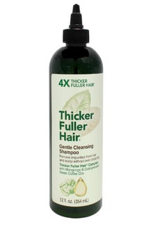 Thicker Fuller Hair Thicker Fuller Hair Gentle Cleansing Shampoo – Advanced Thickening Solution for Thinning Hair – Infused with Mongongo Oil & Green Coffee – Sulfate-Free, Paraben-Free – 354ml  - Image 2