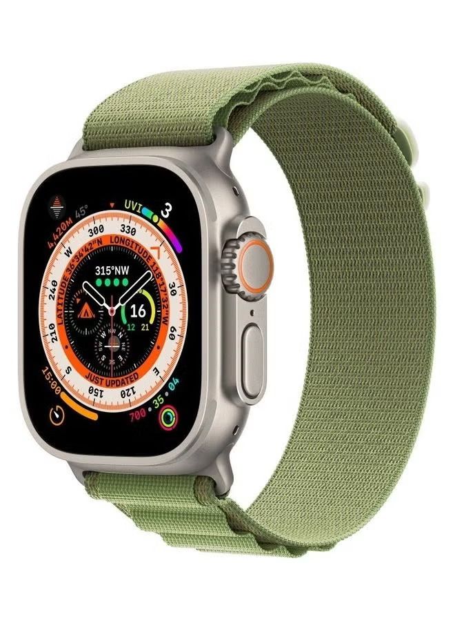 فيسوس 3 عبوات لسوار ساعة آبل 49 ملم 45 ملم 44 ملم 42 ملم شريط حلقة ألباين ، حزام تريل ، حزام محيط متوافق مع ساعة أبل ألترا / 8/7 / SE / 6/5/4/3/2/1 أسود / أخضر / رمادي غامق - Image 4