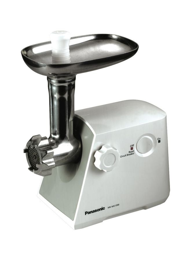 Electric Meat Grinder 1300 W MKMG1300 White/Grey/Silver