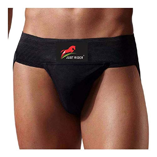 Just Rider Cotton Supporter Jockstrap with Cup Pocket Athletic Fit Brief for Gym and Fitness (Pack of 2) (2, Medium) - Image 3