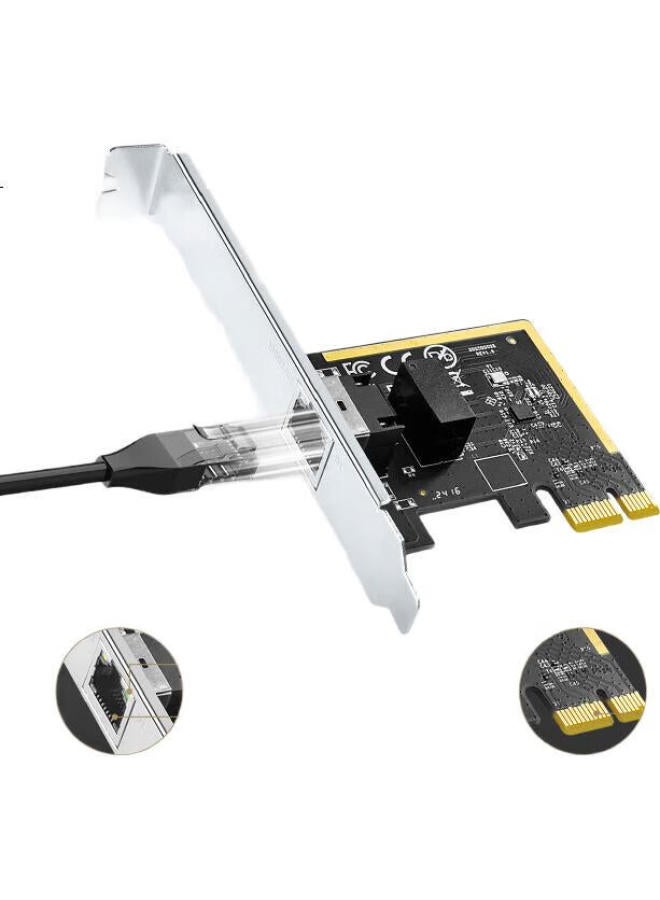 Cudy 1G Pci-E Wired Network Card For Desktop Computer Server Built-In High-Speed Ethernet Network Compatible With Windows Xp And Above/Linux System - Image 2