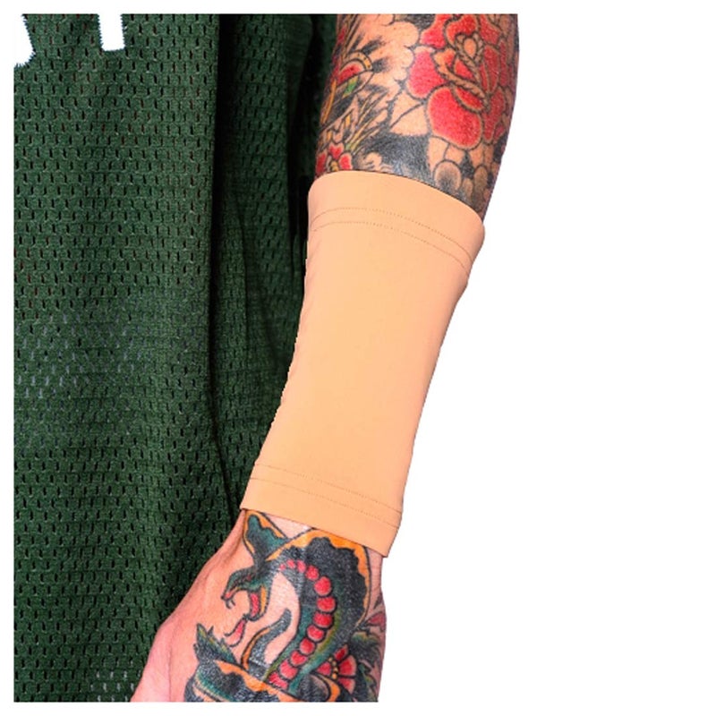 Tat2X Ink Armor Premium Forearm 6 Tattoo Cover Up Sleeve  No Slip Gripper  US Made  Light  XL2X single tattoo cover sleeve