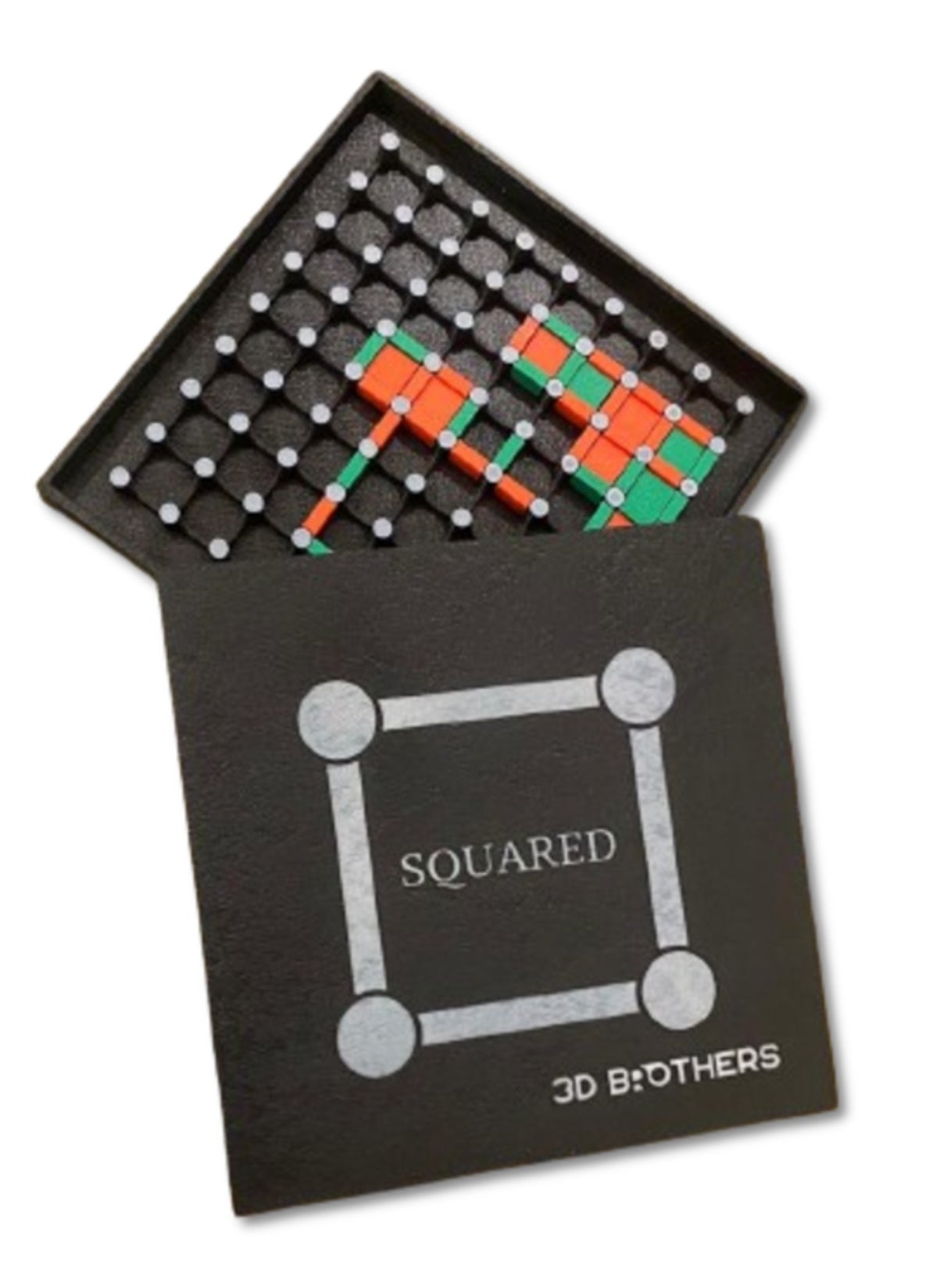 3D Brothers Dots and Boxes, Squared. Family game nights, Educational tools for developing strategic thinking and spatial awareness, Social gatherings, and parties. 