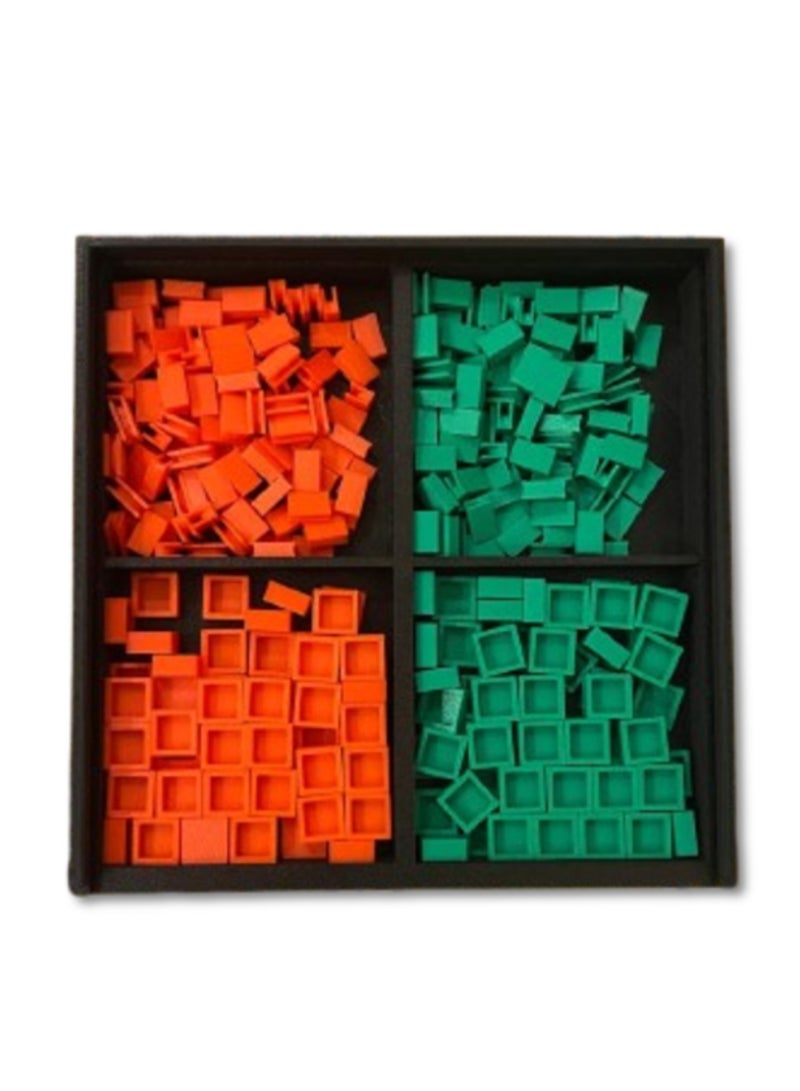 أخوة ثلاثي الأبعاد لعبة الطاولة النقاط والصناديق، تربيعية. ليالي الألعاب العائلية، أدوات تعليمية لتنمية التفكير الاستراتيجي والوعي المكاني، اللقاءات الاجتماعية، والحفلات. - Image 3