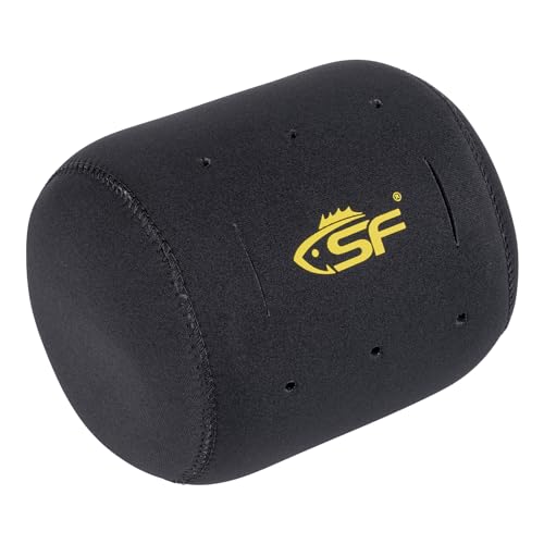 SF Neoprene Conventional Reel Covers Round Reel Case with 6 Breathing Holes XL Size - Image 1
