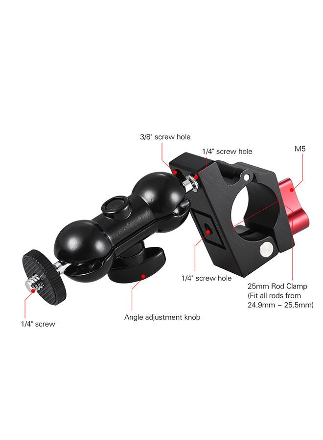 Loquat Rod Clamp Holder Monitor Mount Black - Image 3
