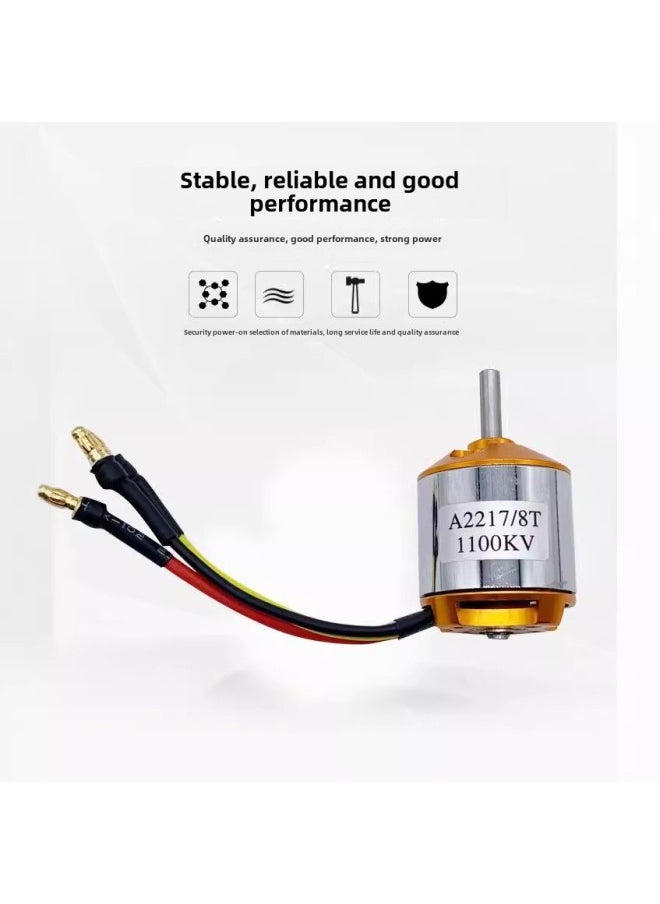 Model 2217 Brushless Motor KV920 1250 1400 1750 2300 High Power Motor High Temperature Resistance-Color:2300KV-single Motor  - Image 3