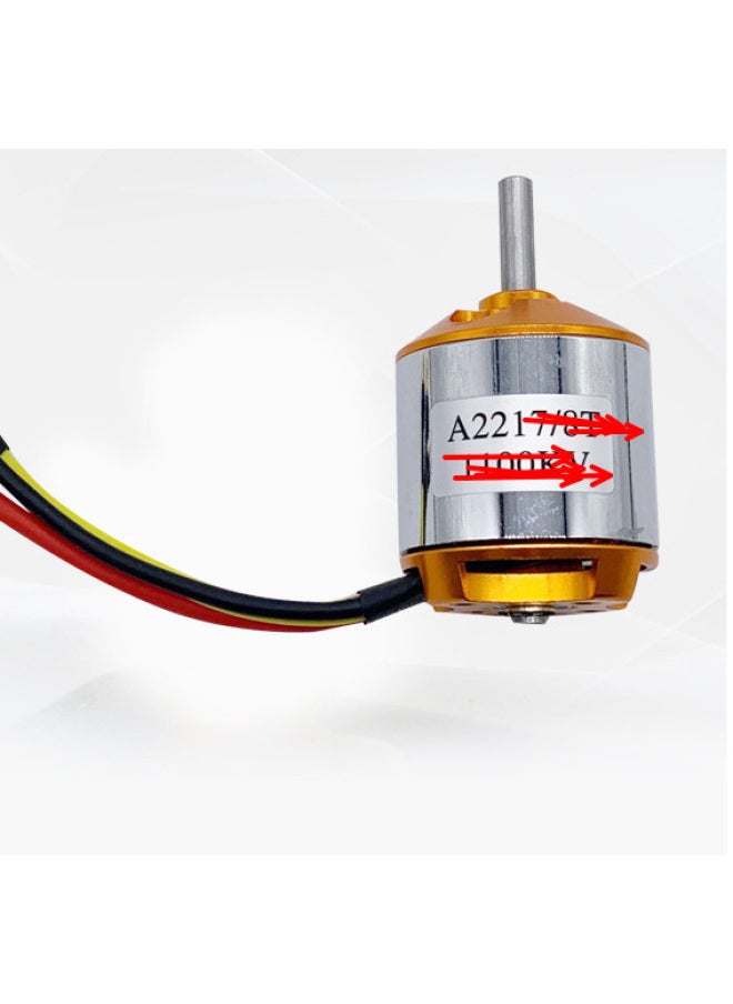 Model 2217 Brushless Motor KV920 1250 1400 1750 2300 High Power Motor High Temperature Resistance-Color:2300KV-single Motor  - Image 1