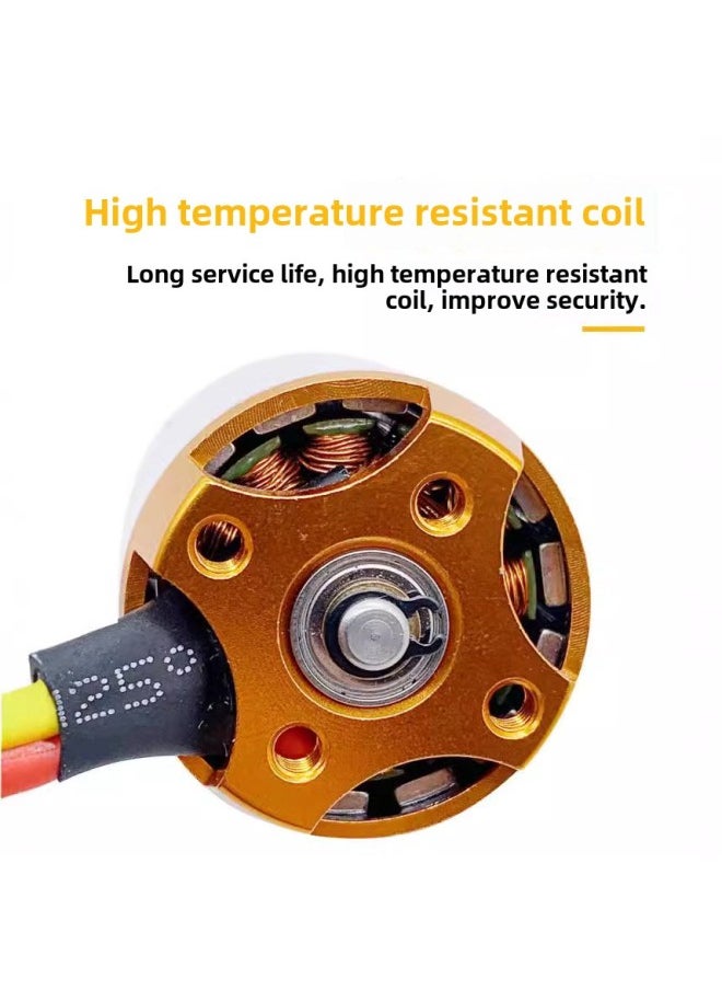 Model 2217 Brushless Motor KV920 1250 1400 1750 2300 High Power Motor High Temperature Resistance-Color:2300KV-single Motor  - Image 5