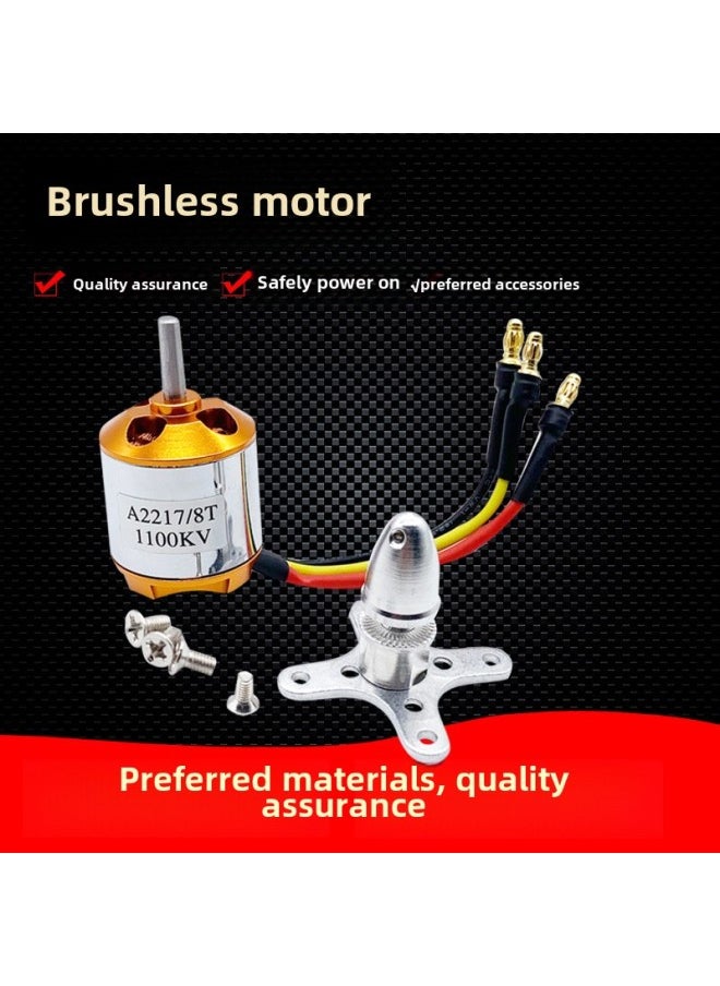 Model 2217 Brushless Motor KV920 1250 1400 1750 2300 High Power Motor High Temperature Resistance-Color:2300KV-single Motor  - Image 4