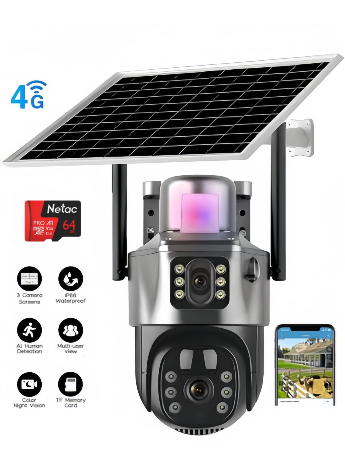 daxiongmao Daxiongmao 4k Solar Camera Z32A3B974F20FE2FAC5ADZ