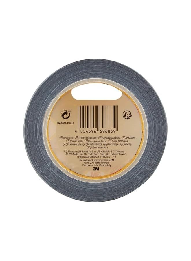 Scotch  Scotch Universal Duct Tape 48mmx25m, 1 roll/pack | Black color | For general purpose | Holds quickly and reliably | For everyday repairs and projects  - Image 5