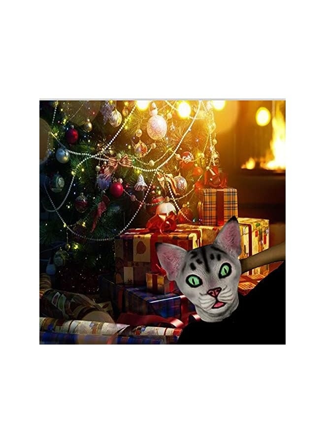 Loquat Novelty Mask Costume Party Latex Cute Cat Mask Animal Head Mask, M - Image 3