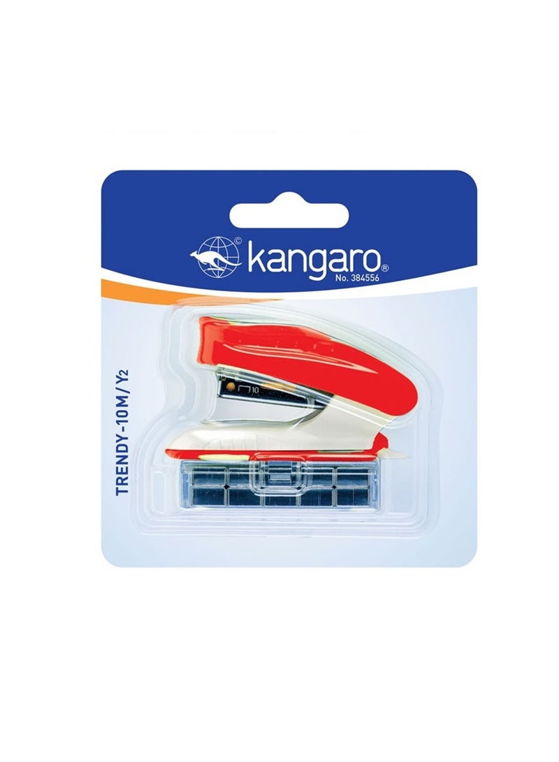 Kangaro مُدبِّس بحجم الجيب صغير مع عبوة من دبابيس التثبيت بألوان متنوعة - Image 1