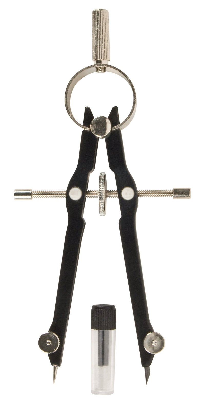 ALVIN Bow Compass and Divider Pivot Point Model 494 Ideal Compass for Geometry Drafting and Engineering Drawing and Architecture Tool Metal 5 Inches