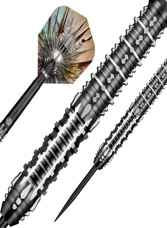 Shot! Gnarly Shredda Soft Tip Darts Set 90% Tungsten Centre Weighted Steel Tip Darts for Bristle Dartboard (30, Grams) - Image 2
