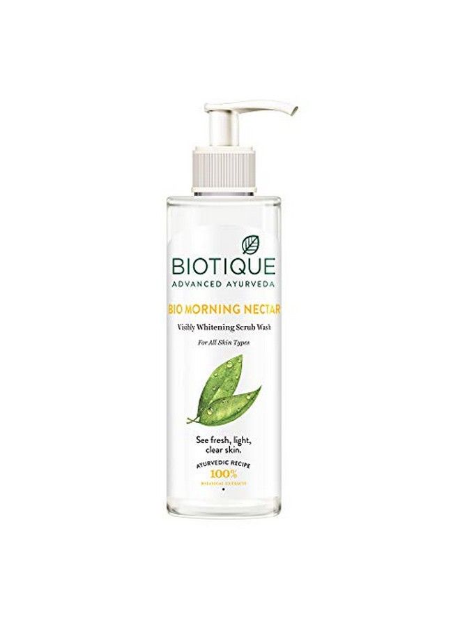 Biotique غسول تقشير وتبييض البشرة من بايو مورنينج نكتار 200 مل - Image 2