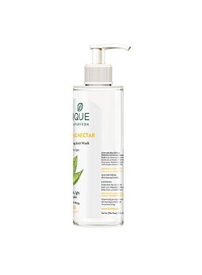 Biotique غسول تقشير وتبييض البشرة من بايو مورنينج نكتار 200 مل - Image 5