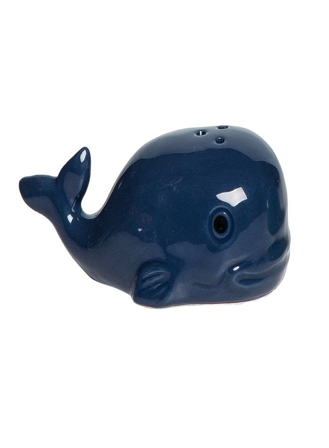 Beachcombers Whale Salt And Pepper Shaker Set, Set of 2, Coastal Beach Decor Decoration L3.7 x W1.57 X H1.5 Blue - Image 4