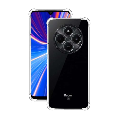 7-Seven 7SEVEN® Back Cover for Redmi A4 5G | 14C 4G Transparent Mobile Back Case Shock Proof Design Camera Edges Protection Crystal Clear Phone Case Silicon Soft TPU and Flexible Bumper Phone Cover - Image 1
