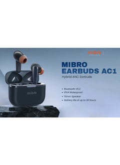 Mibro Mibro Earbuds AC1 Hybrid ANC Earbuds IPX4 Water savings 30 Hours Battery Life  Dark Blue Color  - Image 5
