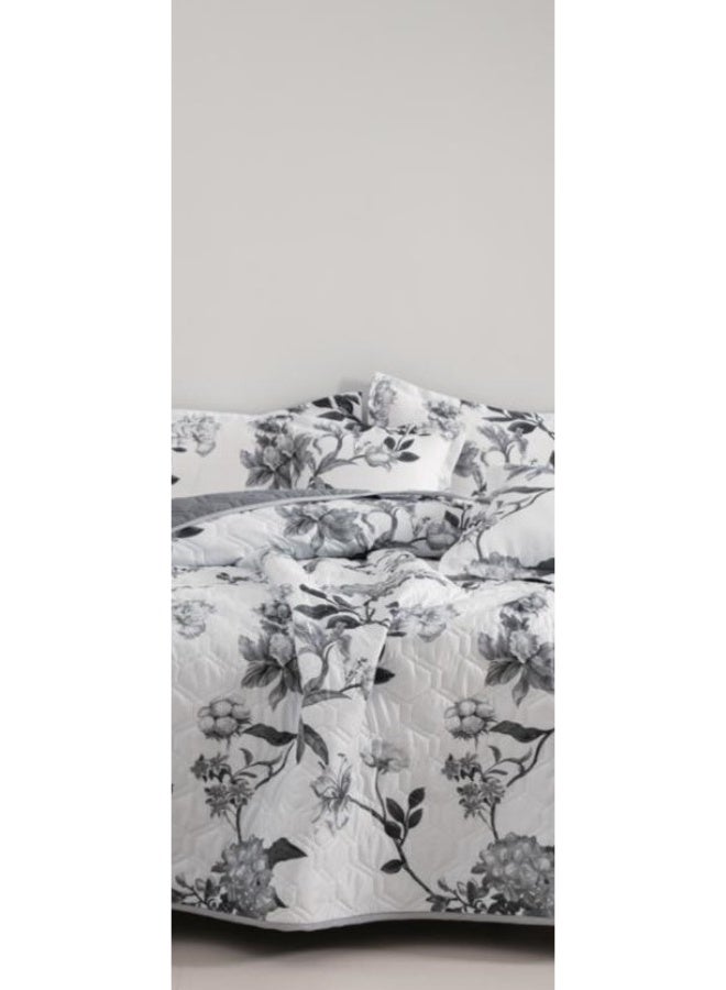 ريد روز مفرش نفرين مضغوط ملكي صيفي ليضيف الجمال والاناقة إلى غرفتك من المايكروفايبر مقاس 230*250سم - Image 3