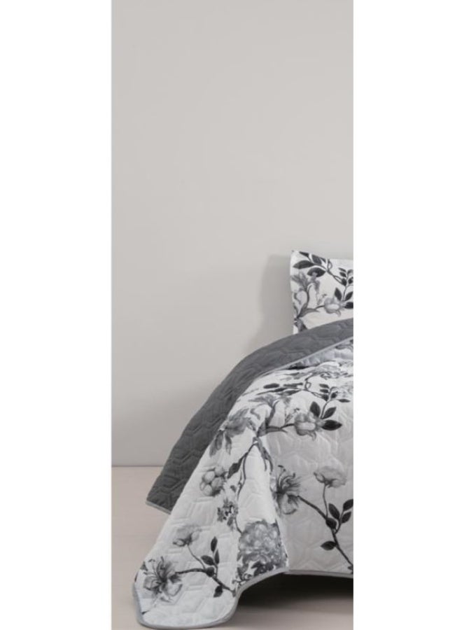 ريد روز مفرش نفرين مضغوط ملكي صيفي ليضيف الجمال والاناقة إلى غرفتك من المايكروفايبر مقاس 230*250سم - Image 2