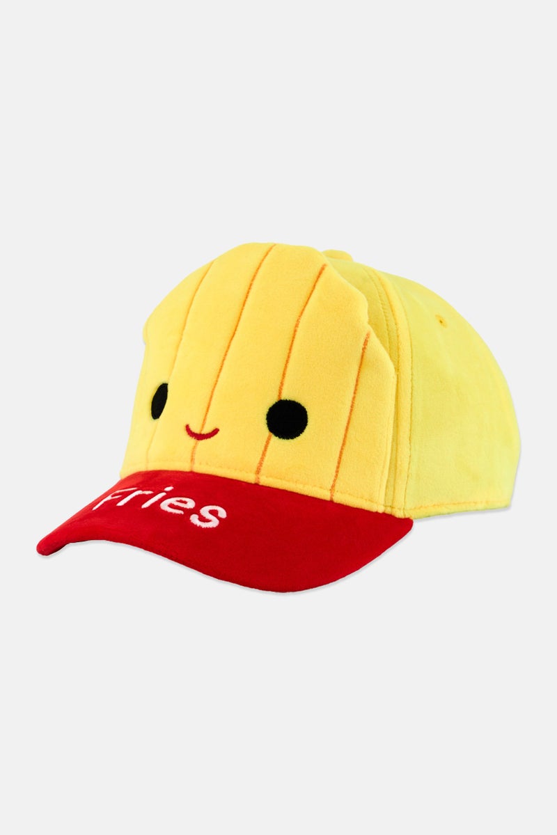 Squishmallows Kids Boy Floyd Novelty Plush Cap, Yellow - Image 1