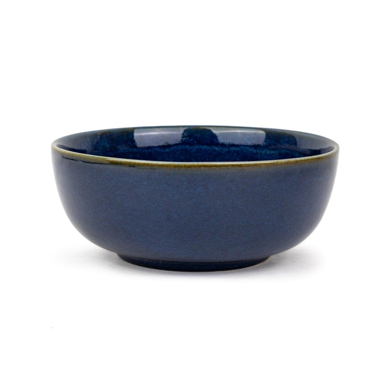 Shay Ceramic Large Bowl, 21cm, 1 Pieces, Blue Green | Glossy Finish | Stoneware Ceramic Serving Bowls | Ceramic Bowl | Pasta Serving Plate (Large Bowl - Blue Green) - Image 1
