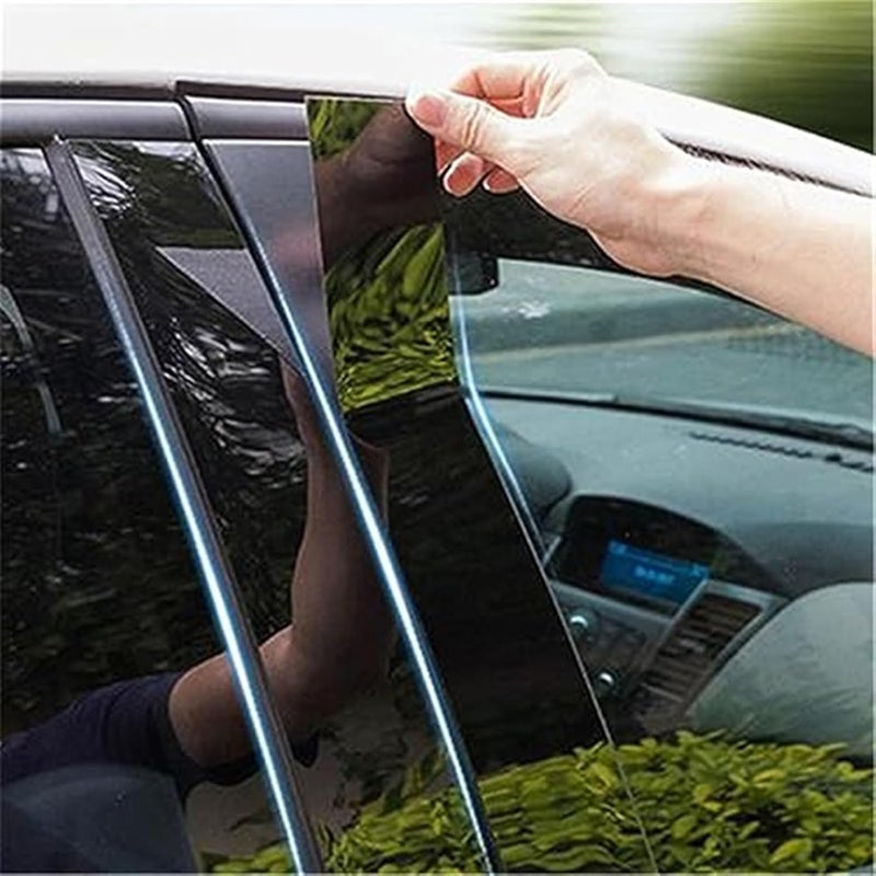 Wivplex Glossy Black Car Window Trim Cover - Image 5
