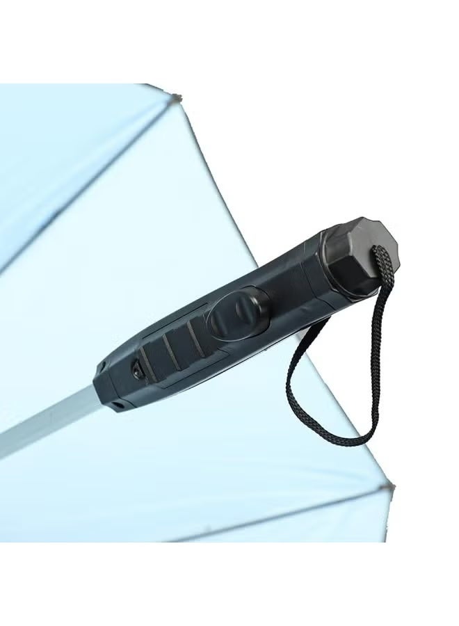Smart Rechargeable Cooling Umbrella with Built-in Fan & Misting Spray - 2600mAh Battery, 3200 RPM, UV Protection (Model 651) - Image 4