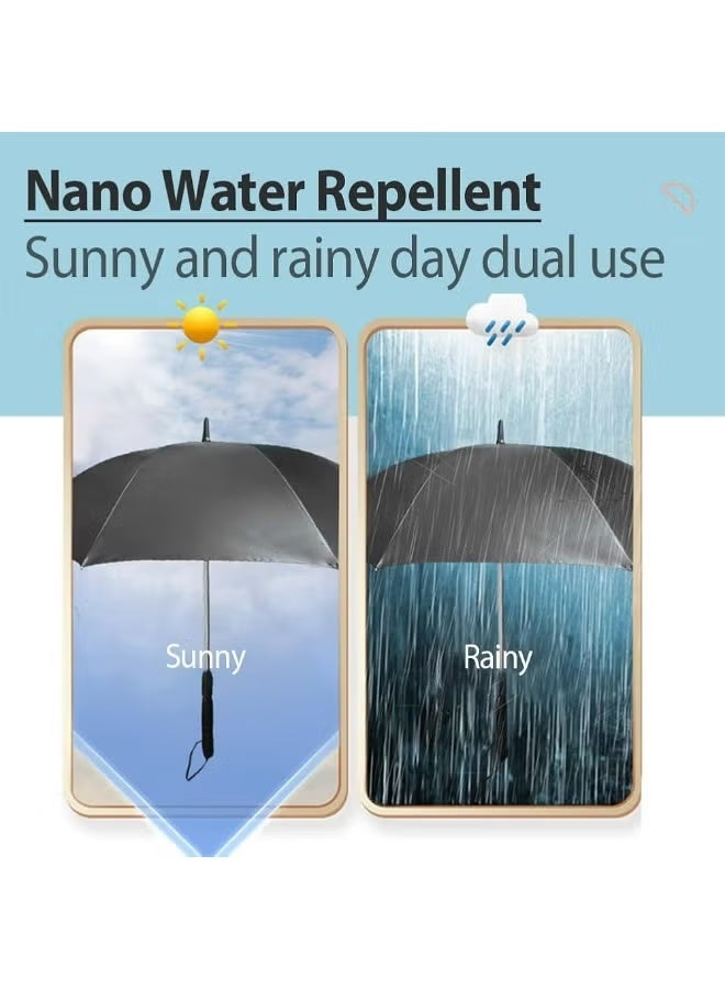 Smart Rechargeable Cooling Umbrella with Built-in Fan & Misting Spray - 2600mAh Battery, 3200 RPM, UV Protection (Model 651) - Image 2
