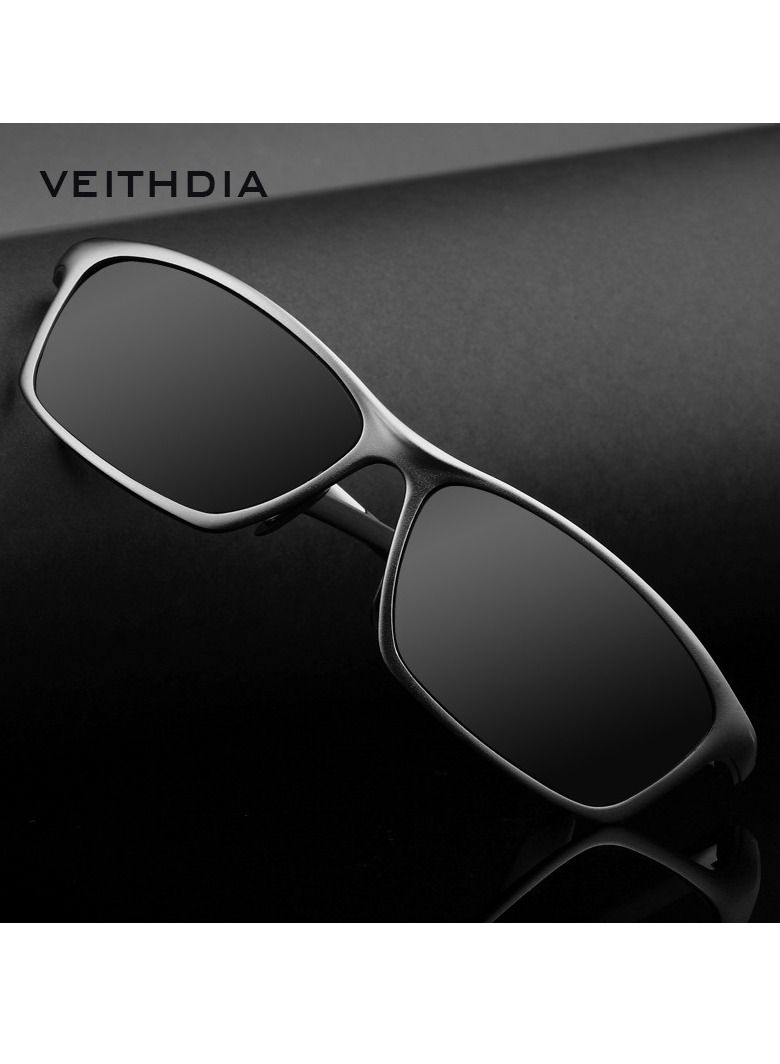 Veithdia Men's Polarized Square Sunglasses - Image 2