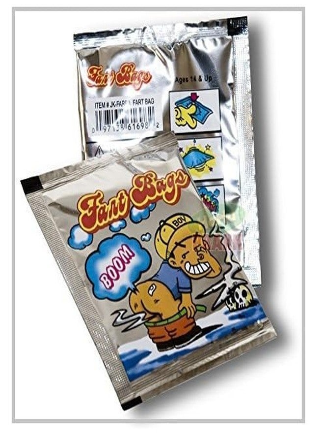 Crazy Sutra 3 Year and Up New Fart Smell Bomb Explosion Mini Fun Bag for Pranking | Prank Bags Sound Smells Like Gag Toys Practical Jokes (Pack of 6 Pcs), White