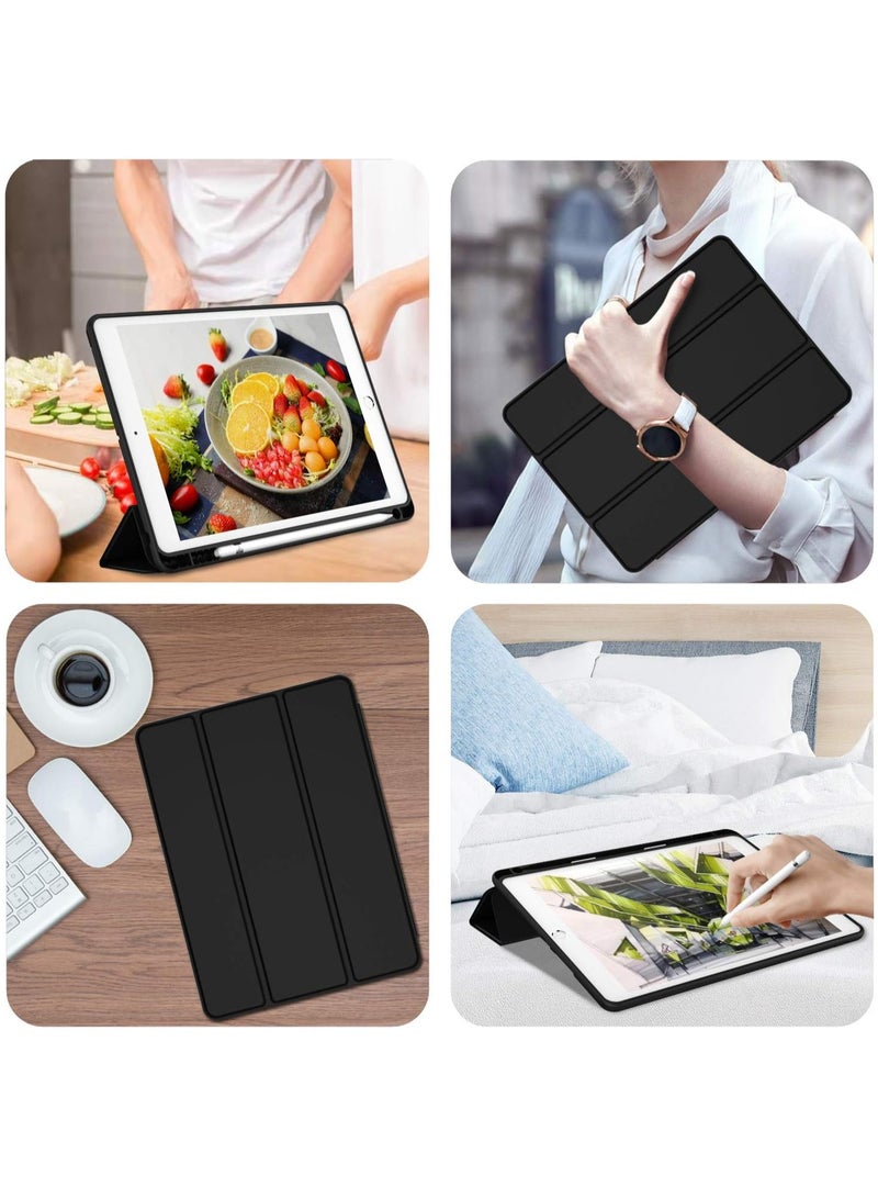MIGOFAST iPad 9th Generation Case 2021 iPad 8th Generation Case 2020 10.2 Inch with Pencil Holder iPad 7th Gen 2019 Case with Soft Baby Skin Silicone Back Auto Wake Sleep Cover - Image 4