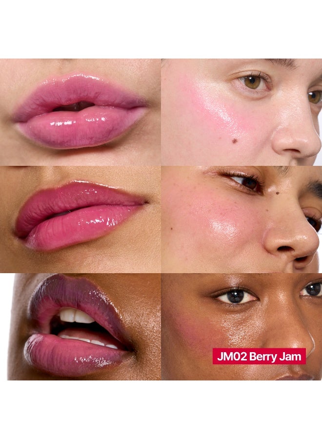 fwee Lip & Cheek Glowy Jelly Pot Berry Jam - Image 2