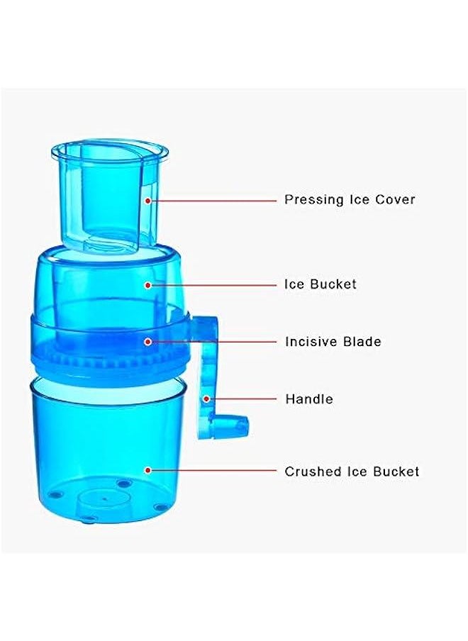 Generic - Household Ice Crusher, Shaved Ice Machine Ice Shaver, Snow Cone Maker for Kids for Adults Margarita Frozen Cocktail - Image 1