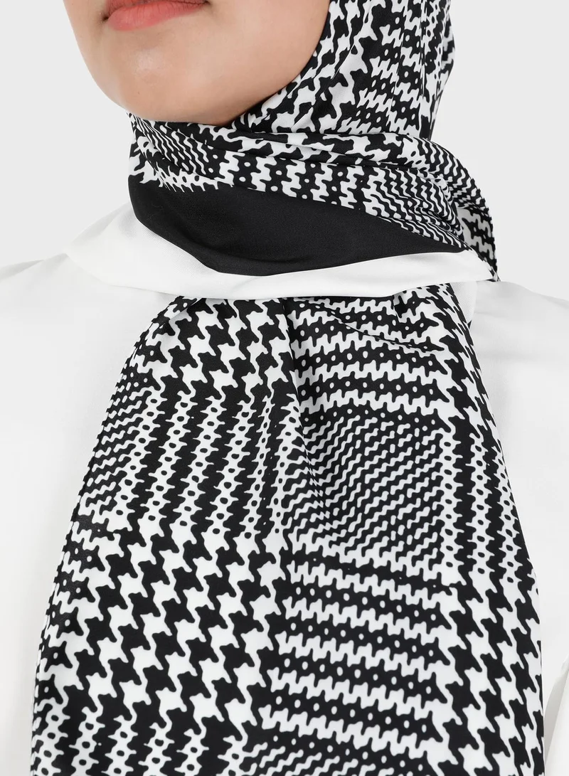 Differenza By Modanisa Printed Shawl