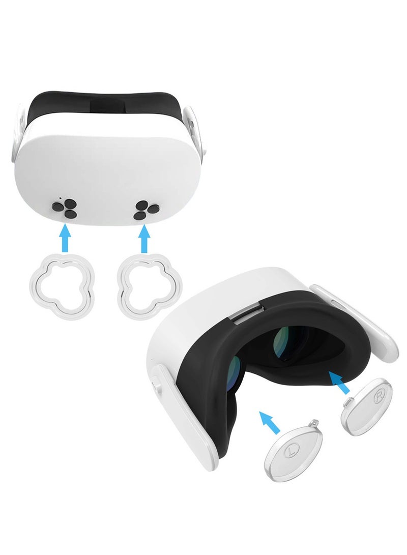 MetaQuest 3S VR Eye Lens Dust Protective Cover Quest 3S VR Helmet Lens Dust Protective Cover - Image 1