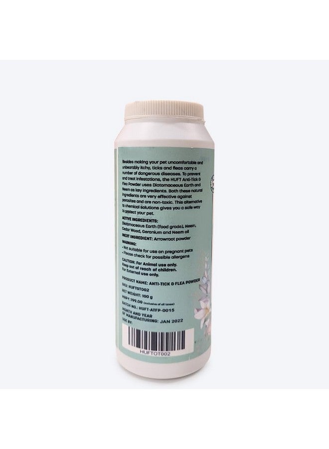 Heads Up For Tails Natural Anti Tick and Flea Powder for Dog & Cat - 100g - Image 4