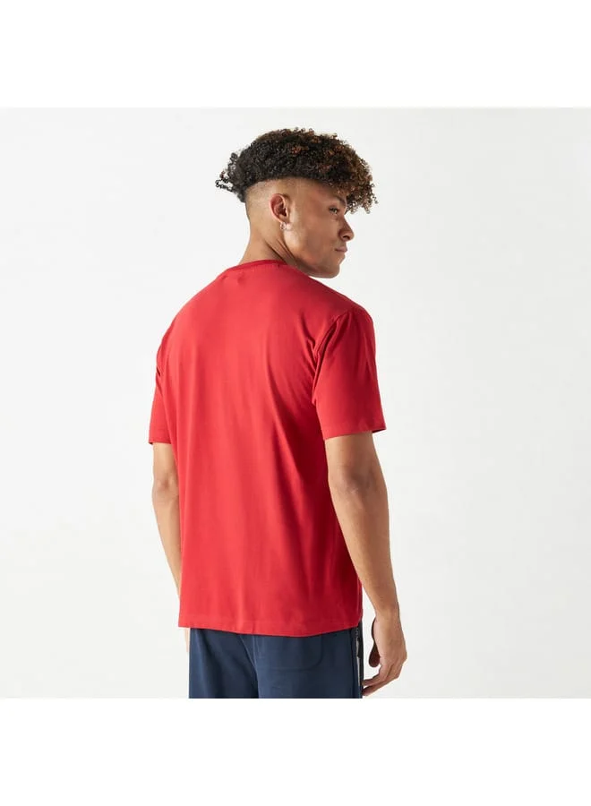 STARTER Starter Print Crew Neck T-shirt with Short Sleeves