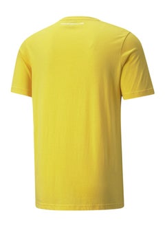 Porsche Porsche Legacy Graphic T-shirt Mens Lemon Chrome by Puma  - Image 2