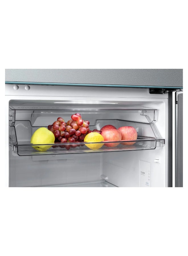 Midea Top Freezer Inverter Refrigerator - 13.3 cu ft - 376 L - External Display Control MDRT533MMU50D Crystal Silver - Image 5