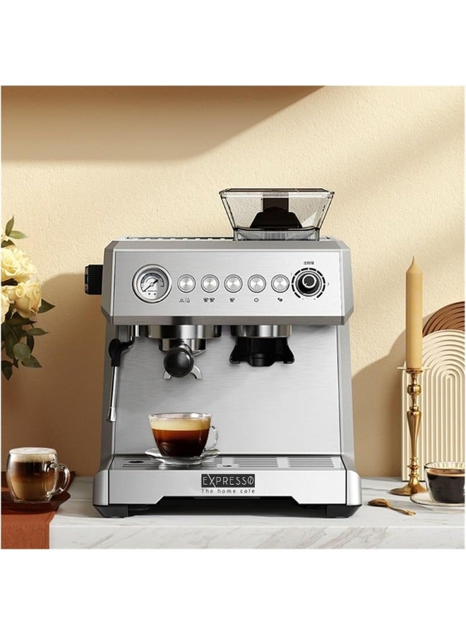 EXPRESSO Barista Coffee Machine AM7301-19 Bar Pressure | 2.3L Water Tank | Stainless Steel Silver Finish | Professional Espresso Maker - Image 3
