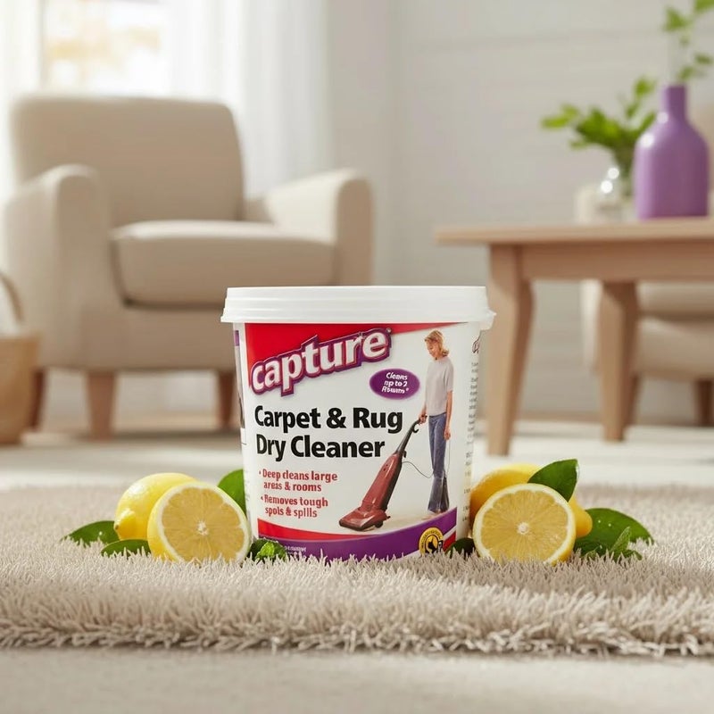 Capture Carpet Total Care Kit 250 - Home Couch and Upholstery, Car Rug, Dogs & Cats Pet Carpet Cleaner Solution - Strength Odor Eliminator, Stains Spot Remover, Non Liquid & No Harsh Chemical - Image 3