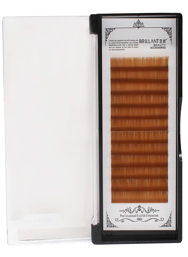 Bodermincer Scala Thickness 0.10mm C Curl Light Brown/Dark Brown/Black-Brown False lashes Individual Eyelash Extension Natural False Eyelashes (12mm, Light Brown) - Image 5
