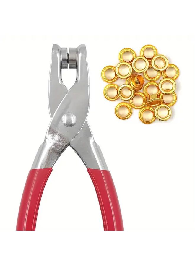 200 Pcs Copper Eyelet Set 6mm with Installation Tool Kit Includes Punching Tool Assorted Colors Eyelets for DIY Projects - Image 4